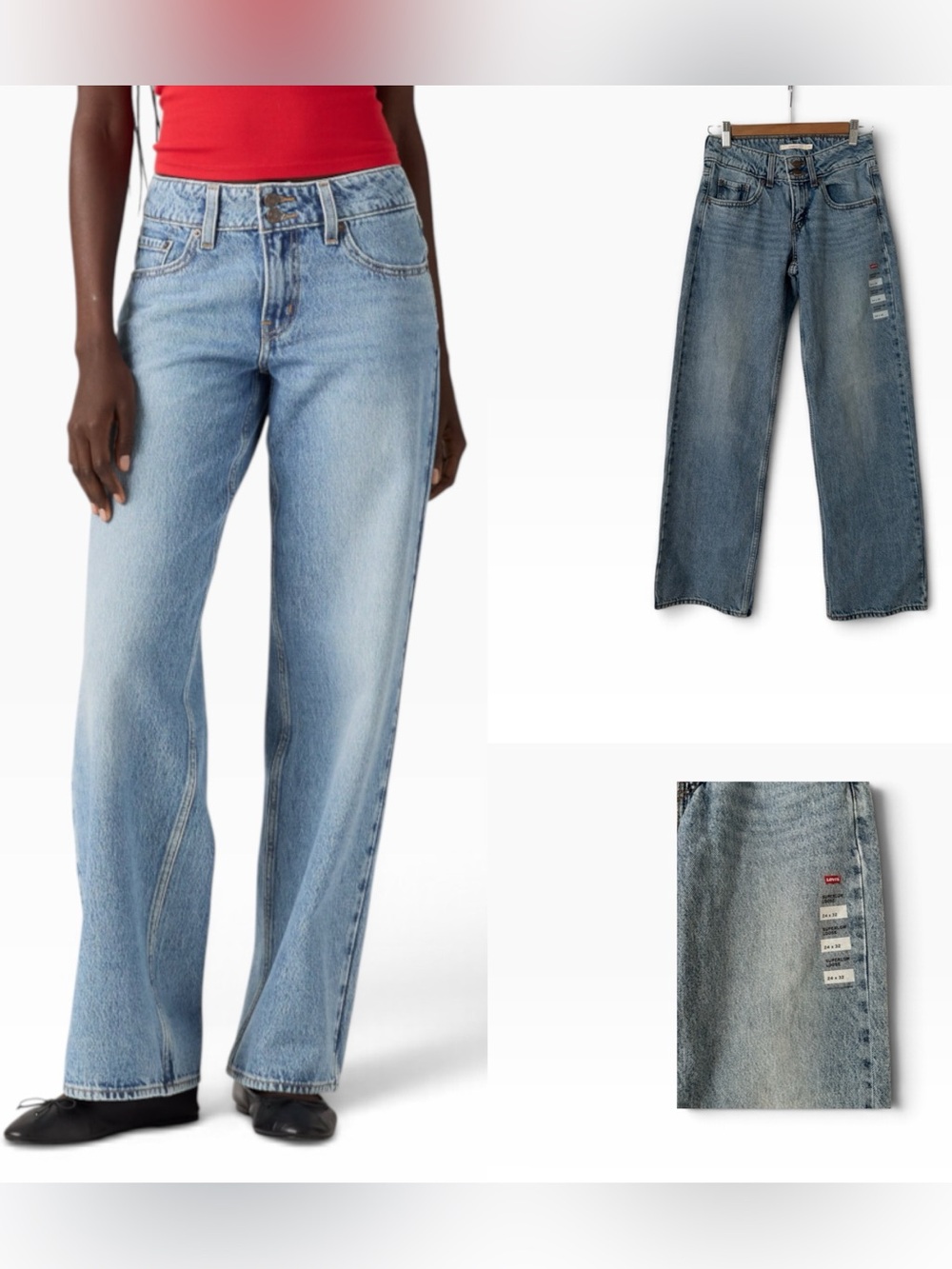 Levi’s Superlow Loose Jeans - Size 24